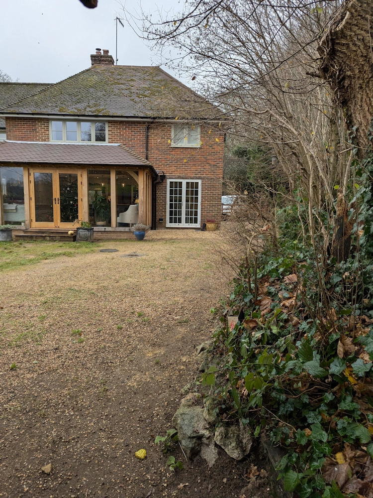 The cottage garden designed to complement its beautiful farmland setting